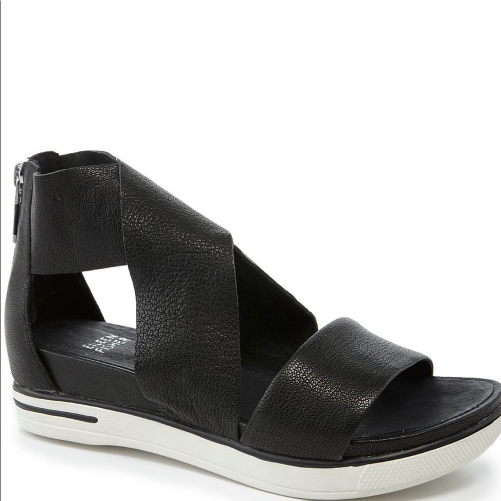 Eileen Fisher Sport Platform Sandal Cris Cross 8